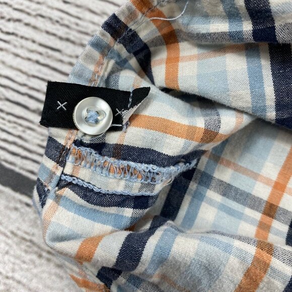 Ecko Unltd Plaid Shirt Toddler Size 4T Button Up Collared Shirt - Extra Button - Picture 5 of 7